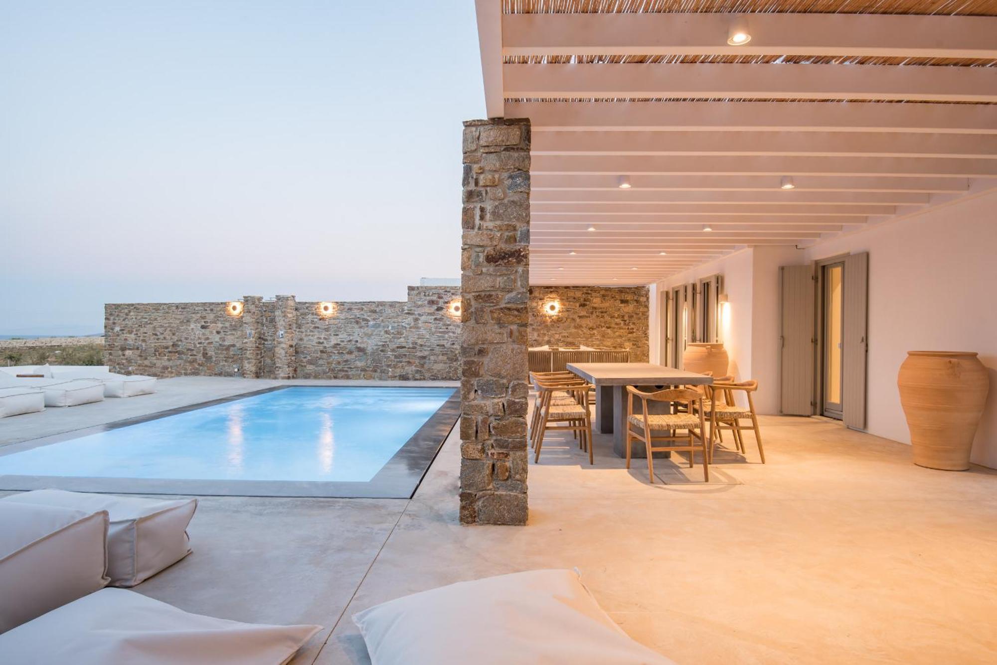 Dreamy 5 Bdr Antiparos Pool Villa Exterior foto
