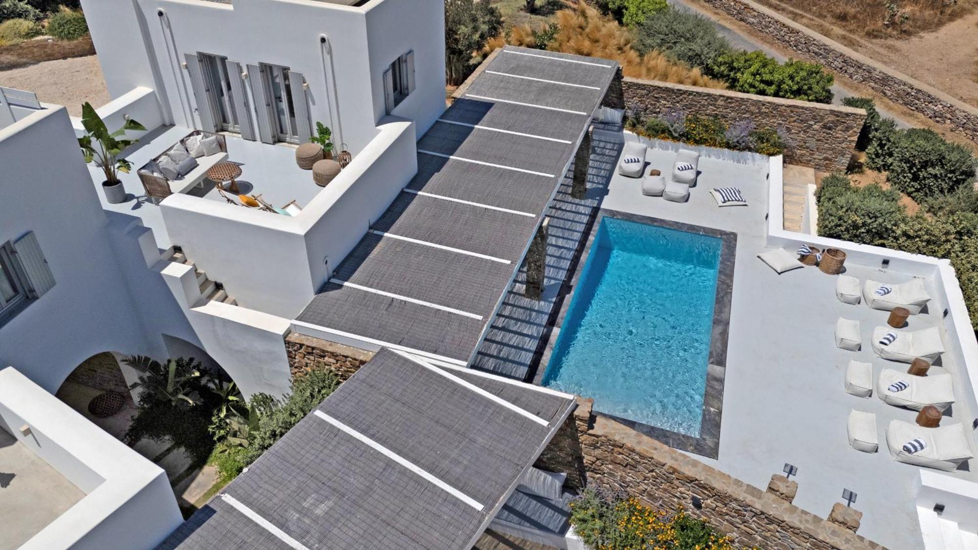 Dreamy 5 Bdr Antiparos Pool Villa Exterior foto