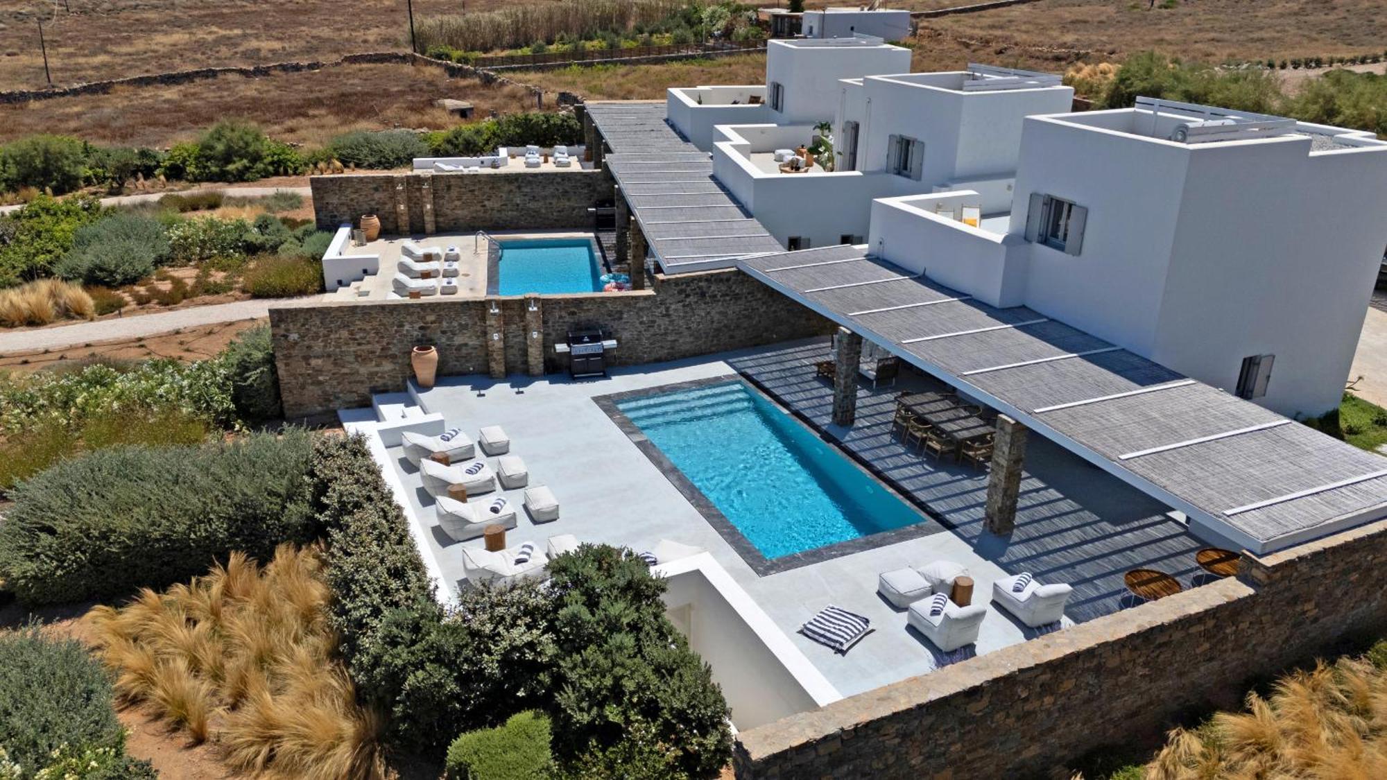 Dreamy 5 Bdr Antiparos Pool Villa Exterior foto
