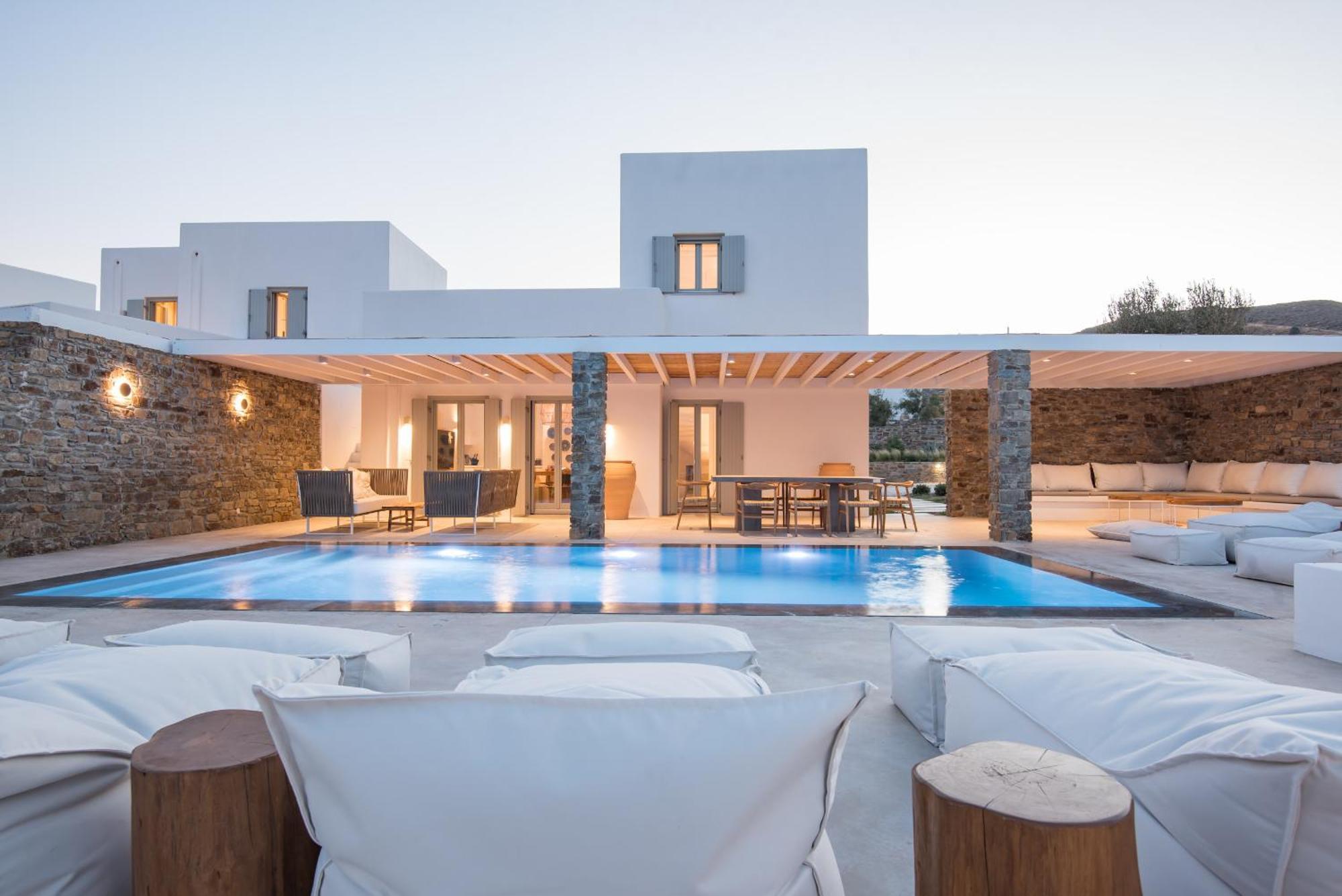 Dreamy 5 Bdr Antiparos Pool Villa Exterior foto