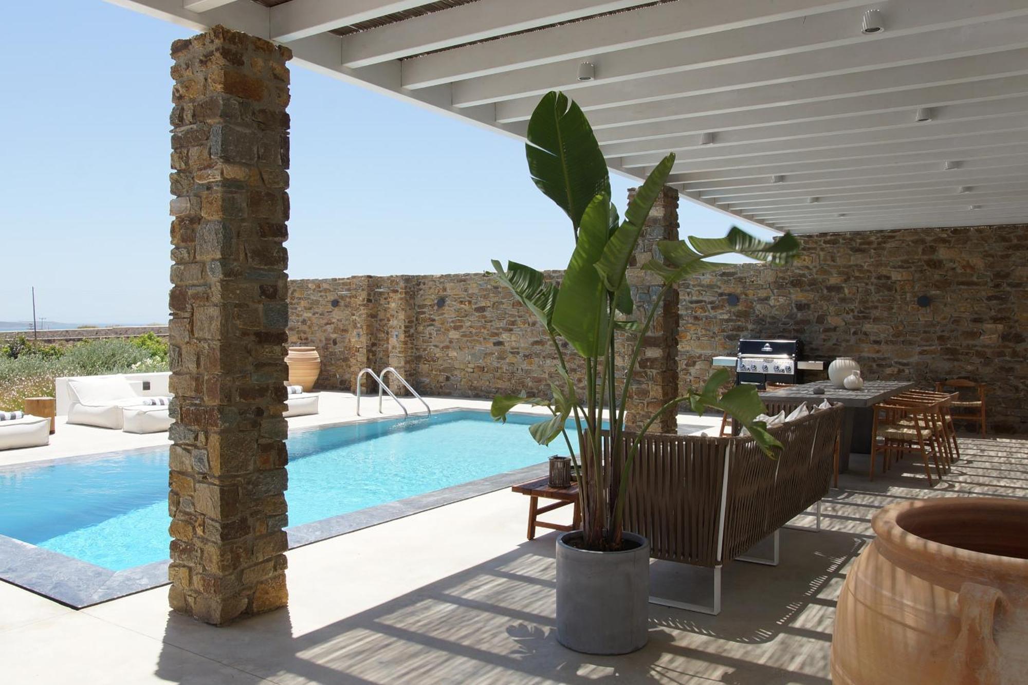 Dreamy 5 Bdr Antiparos Pool Villa Exterior foto